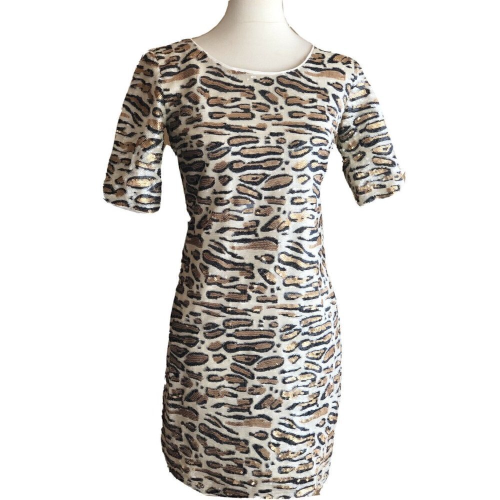 PJK Patterson J Kincaid Women's leopard Lenny Sequ
